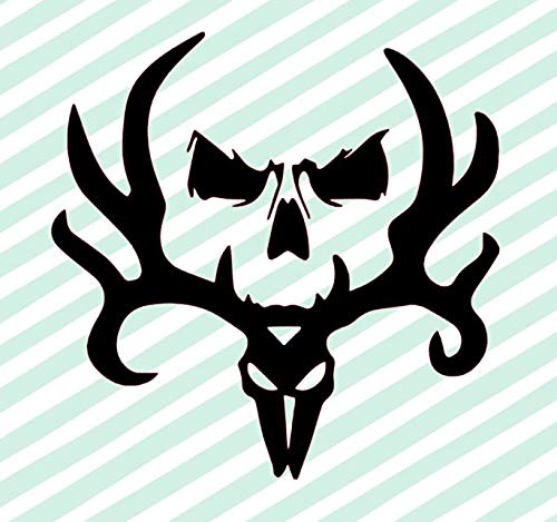 Amazon.com: Trophy Hunter Decal, Deer Hunting, Deer Skull Decal